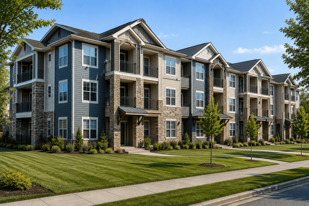 Wisconsin property management company Platinum — managed building exterior